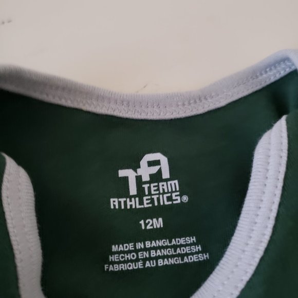 Michigan State Spartans One Piece Creeper Baby Infant 12 Months Set Green NWT - Picture 9 of 14